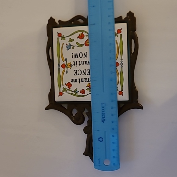 Vintage tile trivet - Picture 5 of 6